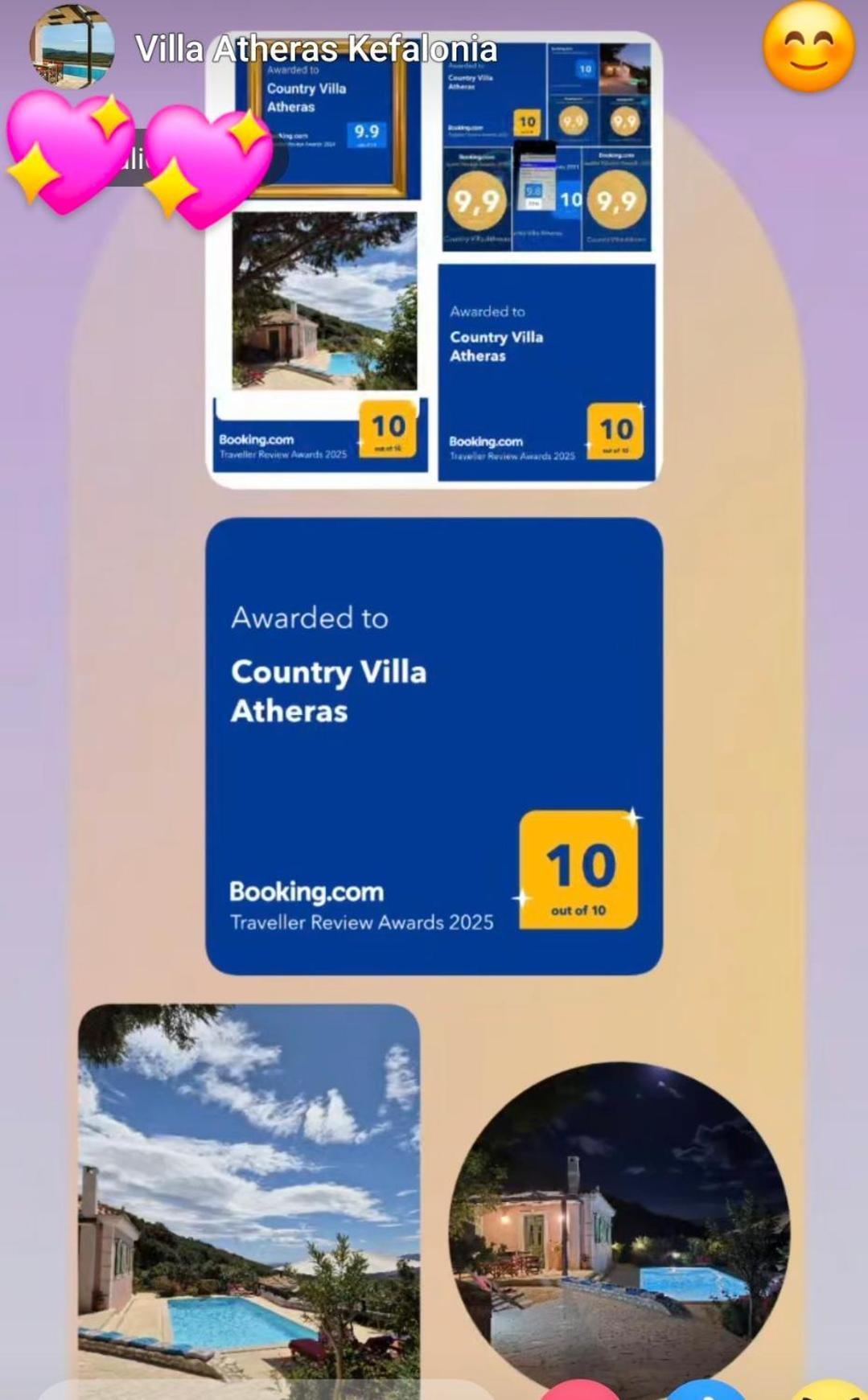 Country Villa Athéras Eksteriør billede